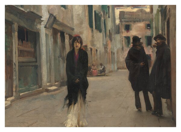 Tablou - John Singer Sargent, Street in Venice, reproducere (70x50 cm)