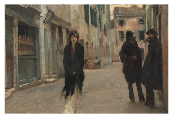 Tablou - John Singer Sargent, Street in Venice, reproducere (90x60 cm)