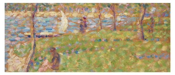 Tablou - Georges Seurat, Study for "La Grande Jatte", reproducere (120x50 cm)