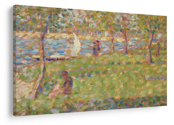 Tablou - Georges Seurat, Study for "La Grande Jatte", reproducere (90x60 cm)