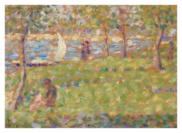 Tablou - Georges Seurat, Study for "La Grande Jatte", reproducere (70x50 cm)