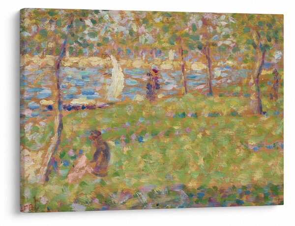 Tablou - Georges Seurat, Study for "La Grande Jatte", reproducere (70x50 cm)