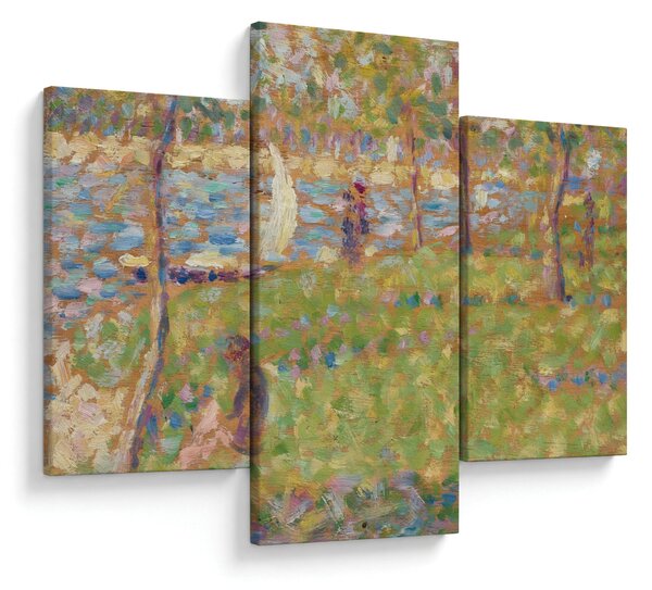 Tablou - Georges Seurat, Study for "La Grande Jatte", reproducere (90x60 cm)
