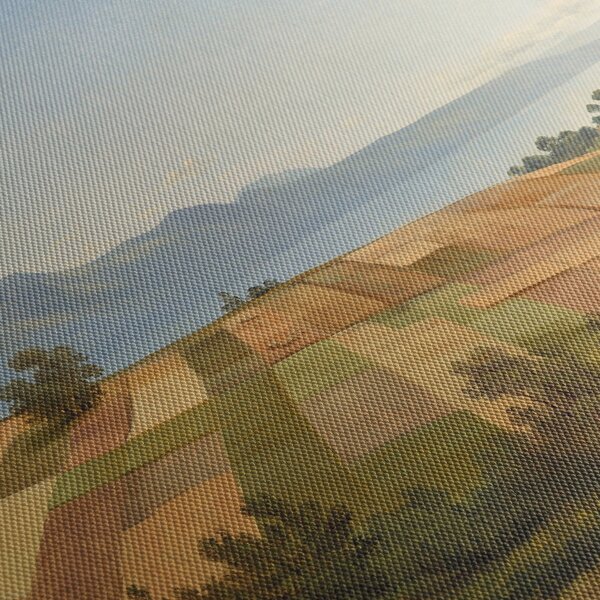 Tablou - Alexandre Calame, Swiss Landscape, reproducere (120x50 cm)