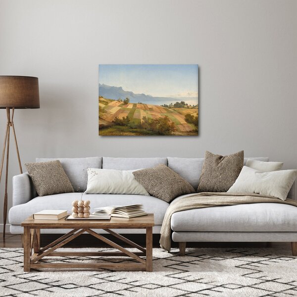 Tablou - Alexandre Calame, Swiss Landscape, reproducere (70x50 cm)