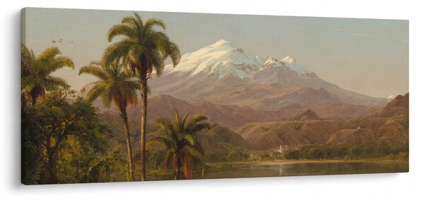 Tablou - Frederic Edwin Church, Tamaca Palms, reproducere (120x50 cm)