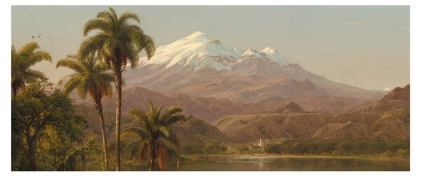 Tablou - Frederic Edwin Church, Tamaca Palms, reproducere (120x50 cm)