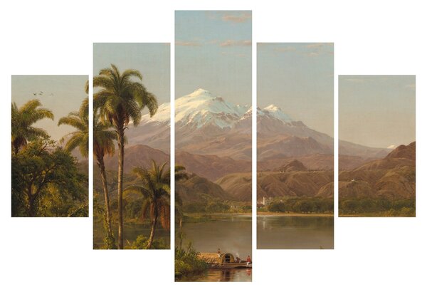 Tablou - Frederic Edwin Church, Tamaca Palms, reproducere (150x105 cm)