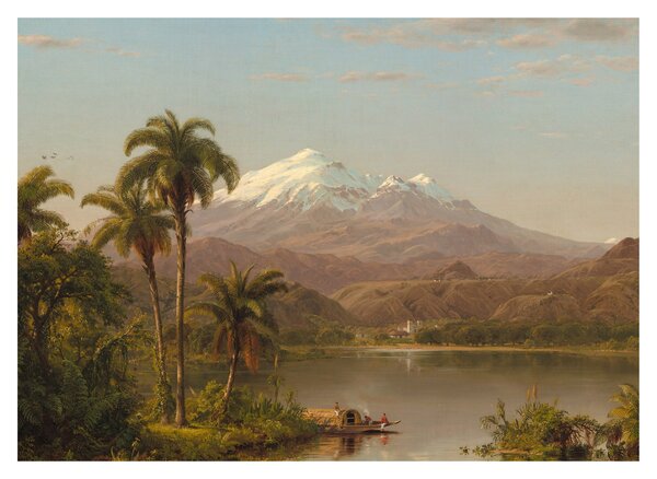 Tablou - Frederic Edwin Church, Tamaca Palms, reproducere (70x50 cm)