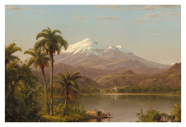Tablou - Frederic Edwin Church, Tamaca Palms, reproducere (90x60 cm)