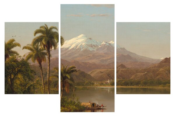 Tablou - Frederic Edwin Church, Tamaca Palms, reproducere (90x60 cm)