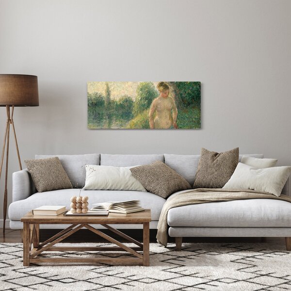 Tablou - Camille Pissarro, The Bather, reproducere (120x50 cm)