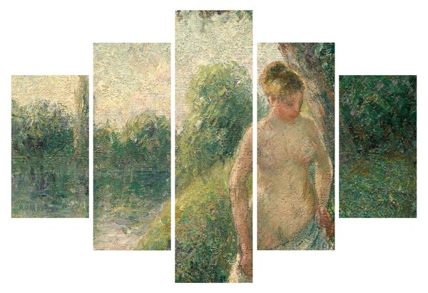 Tablou - Camille Pissarro, The Bather, reproducere (150x105 cm)