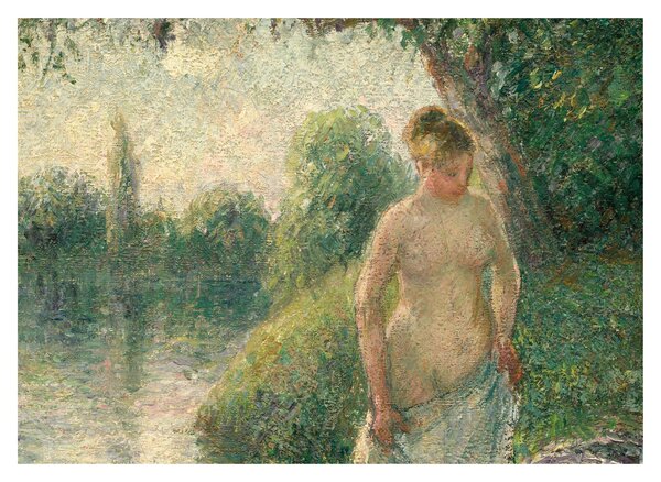 Tablou - Camille Pissarro, The Bather, reproducere (70x50 cm)