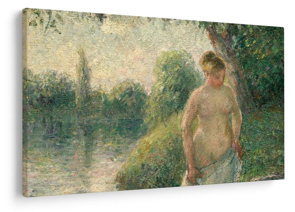 Tablou - Camille Pissarro, The Bather, reproducere (90x60 cm)