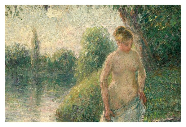 Tablou - Camille Pissarro, The Bather, reproducere (90x60 cm)