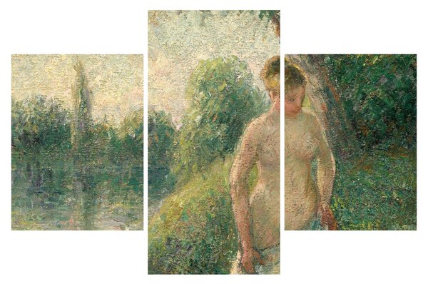 Tablou - Camille Pissarro, The Bather, reproducere (90x60 cm)