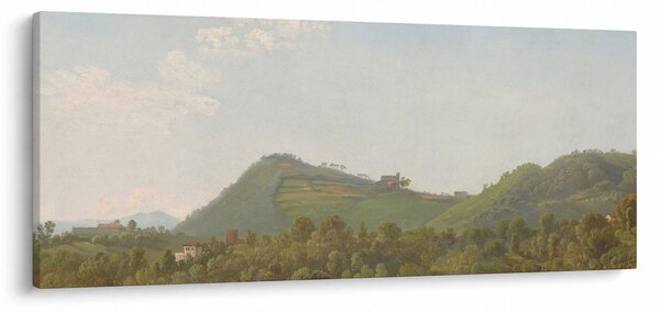 Tablou - Simon Denis, View Near Naples, reproducere (120x50 cm)