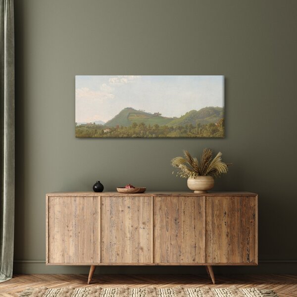 Tablou - Simon Denis, View Near Naples, reproducere (120x50 cm)