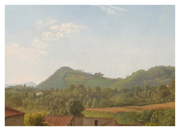 Tablou - Simon Denis, View Near Naples, reproducere (70x50 cm)