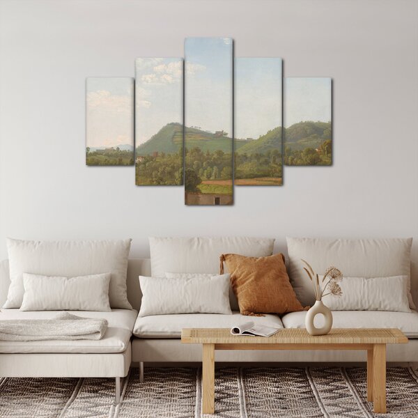 Tablou - Simon Denis, View Near Naples, reproducere (150x105 cm)