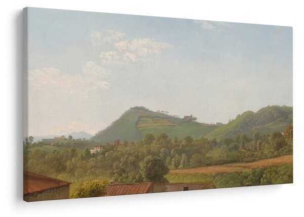 Tablou - Simon Denis, View Near Naples, reproducere (90x60 cm)