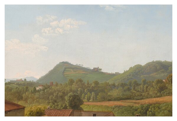 Tablou - Simon Denis, View Near Naples, reproducere (90x60 cm)