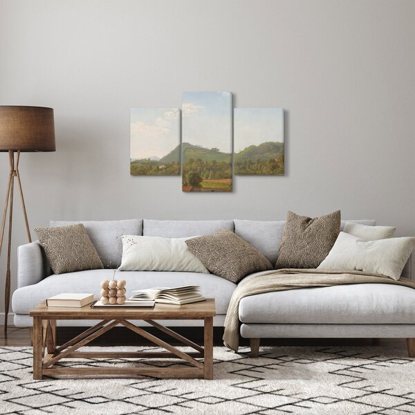 Tablou - Simon Denis, View Near Naples, reproducere (90x60 cm)