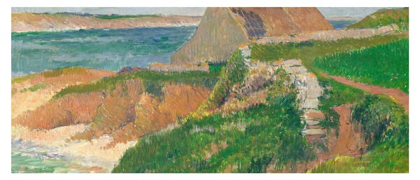 Tablou - Henri Moret, The Island of Raguenez, Brittany, reproducere (120x50 cm)