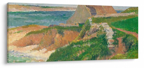 Tablou - Henri Moret, The Island of Raguenez, Brittany, reproducere (120x50 cm)