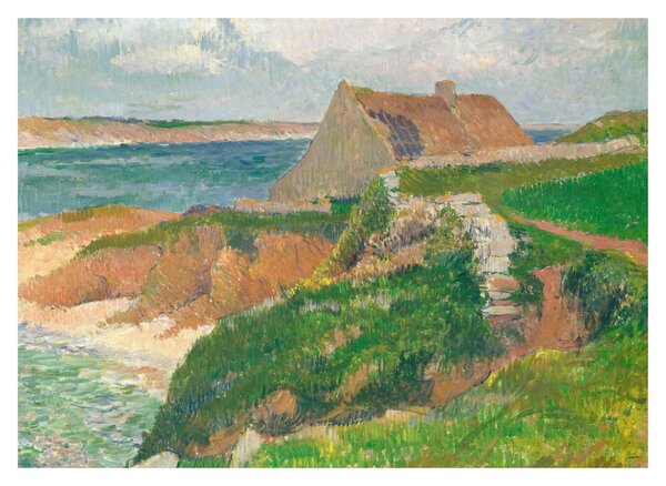 Tablou - Henri Moret, The Island of Raguenez, Brittany, reproducere (70x50 cm)