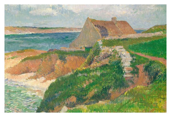 Tablou - Henri Moret, The Island of Raguenez, Brittany, reproducere (90x60 cm)