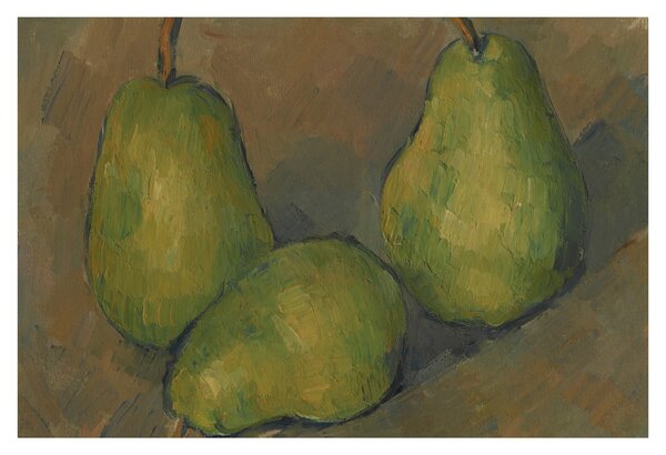 Tablou - Paul Cézanne, Three Pears, reproducere (90x60 cm)
