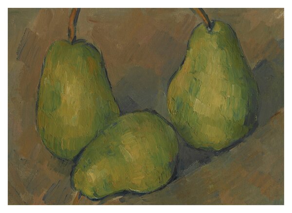 Tablou - Paul Cézanne, Three Pears, reproducere (70x50 cm)