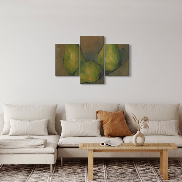 Tablou - Paul Cézanne, Three Pears, reproducere (90x60 cm)