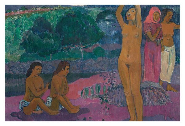 Tablou - Paul Gauguin, The Invocation, reproducere (90x60 cm)