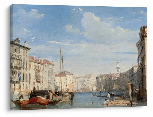 Tablou - Richard Parkes Bonington, The Grand Canal, reproducere (70x50 cm)