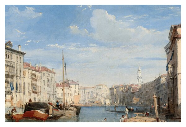 Tablou - Richard Parkes Bonington, The Grand Canal, reproducere (90x60 cm)