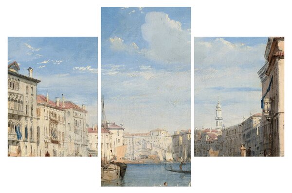 Tablou - Richard Parkes Bonington, The Grand Canal, reproducere (90x60 cm)