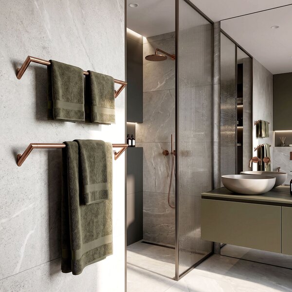 Cuier de baie Will Brush Copper