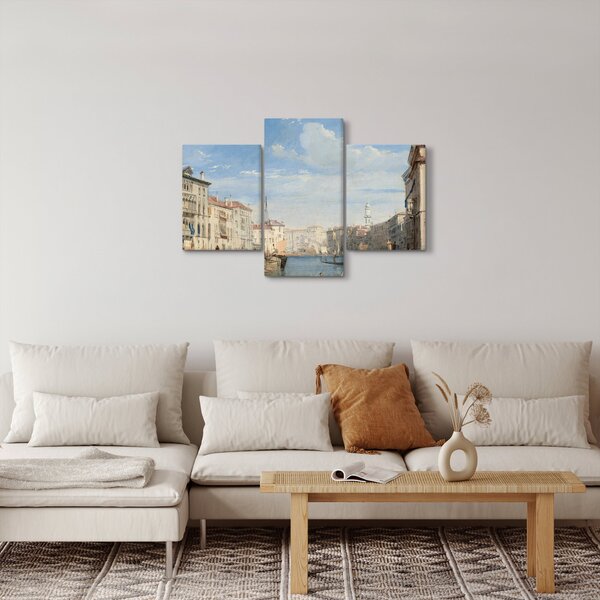Tablou - Richard Parkes Bonington, The Grand Canal, reproducere (90x60 cm)