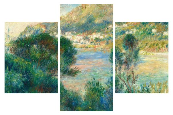 Tablou - Auguste Renoir, View of Monte Carlo from Cap Martin, reproducere (90x60 cm)
