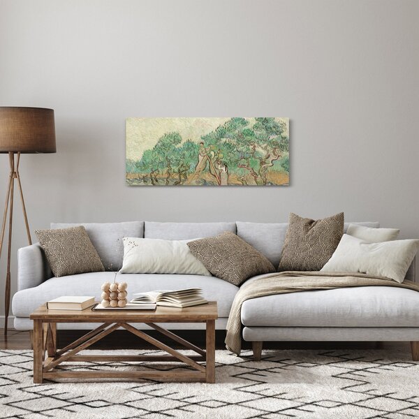 Tablou - Vincent van Gogh, The Olive Orchard, reproducere (120x50 cm)