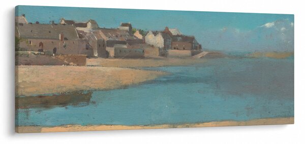 Tablou - Odilon Redon, Village by the Sea in Brittany, reproducere (120x50 cm)