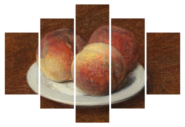 Tablou - Henri Fantin-Latour, Three Peaches on a Plate, reproducere (150x105 cm)