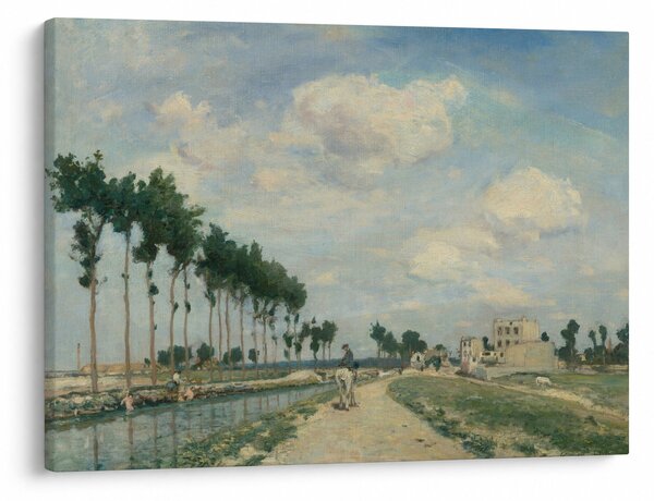 Tablou - Johan Barthold Jongkind, The Towpath, reproducere (70x50 cm)