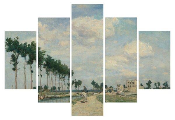 Tablou - Johan Barthold Jongkind, The Towpath, reproducere (150x105 cm)