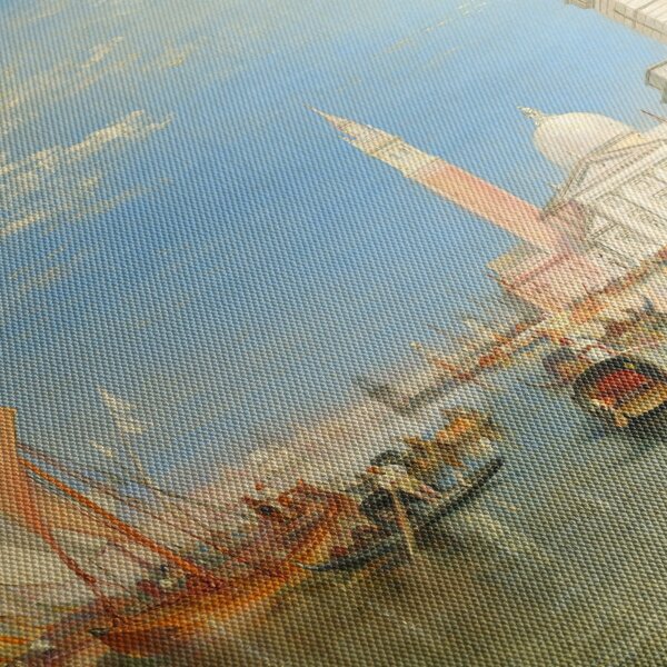 Tablou - Joseph Mallord William Turner, Venice the Dogana and San Giorgio Maggiore, reproducere (70x50 cm)