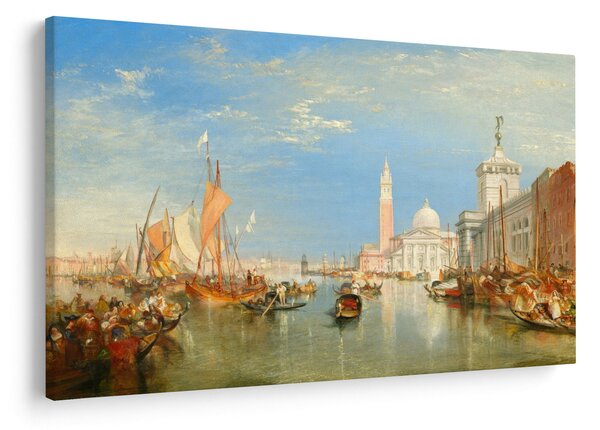 Tablou - Joseph Mallord William Turner, Venice the Dogana and San Giorgio Maggiore, reproducere (90x60 cm)