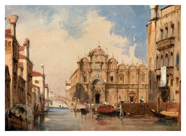Tablou - Jules-Romain Joyant, The Scuola di San Marco, Venice, reproducere (70x50 cm)